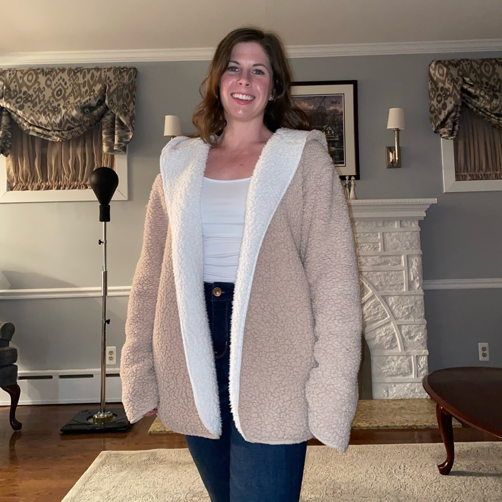 Reversible Teddy Sherpa Jacket